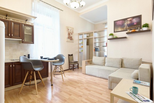 A23-44 MODERN NEW STUDIO IN APARTHOTEL IN THE CENTER OF CITY - OLYMPIC STADIUM - PALACE OF SPORTS -