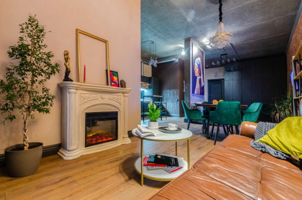 Penthouse Art on the 25th floor, loft business class apartments