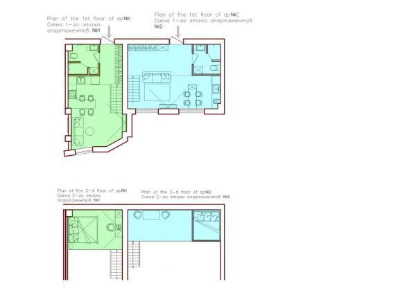 Две квартиры рядом для 8 человек, СЛ
